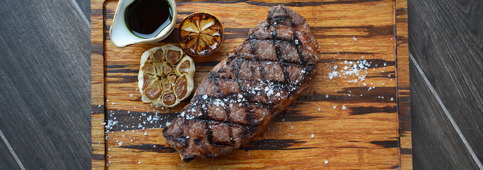 Steak at Portico by Fabio Viviani