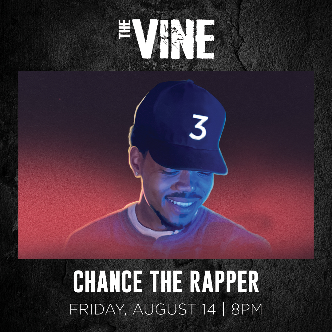 Chance The Rapper on Friday, August 14